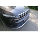 Защита переднего бампера 60 мм ТСС для Jeep Cherokee 2014-2018