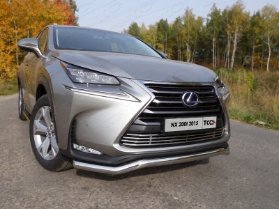 Накладка решётки радиатора 12 мм ТСС для Lexus NX-200t 2014-2017