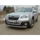 Защита переднего бампера 50 мм ТСС для Subaru Outback 2012-2014