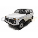 Пороги алюминиевые Rival Black New для Нива ВАЗ 2121 1973-2021