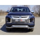 Решётка радиатора нижняя 16 мм ТСС для Mitsubishi L200 2019-2021