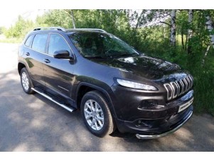 Защита переднего бампера 60 мм для Jeep Cherokee № JEEPCHER14-01