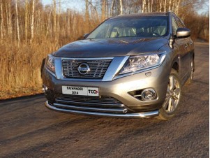 Накладка решётки радиатора нижняя 12 мм для Nissan Pathfinder № NISPAT14-07