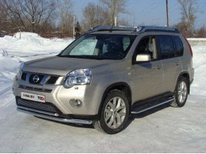 Накладка решётки радиатора нижняя 12 мм для Nissan X-Trail № NISXTR11-07