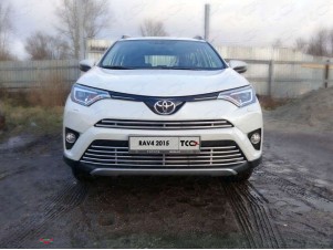 Накладка решётки радиатора нижняя 16 мм для Toyota RAV4 № TOYRAV15-23